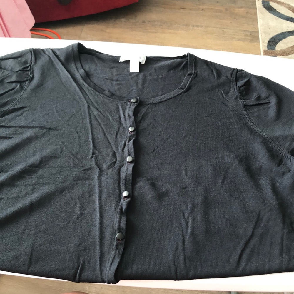 Dress Barn 1X Buttondown Knit Cardigan
